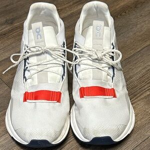 On Running White and Black Sneakers